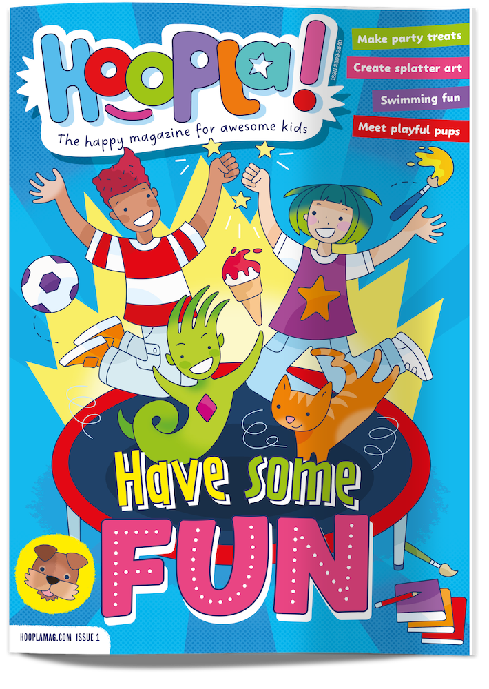 Hoopla Magazine Cover Mockup small Hoopla Issue 1 cover